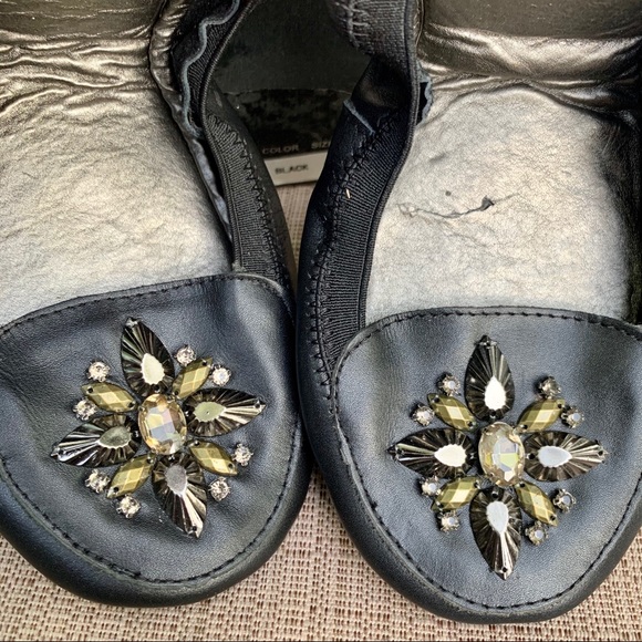 Yosi Samra Foldable Embellished Flats - Picture 3 of 7